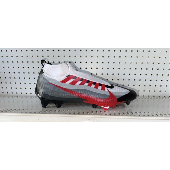 Nike Vapor Edge Pro 360 Mens Football Cleats Size 15 Gray Red White Black